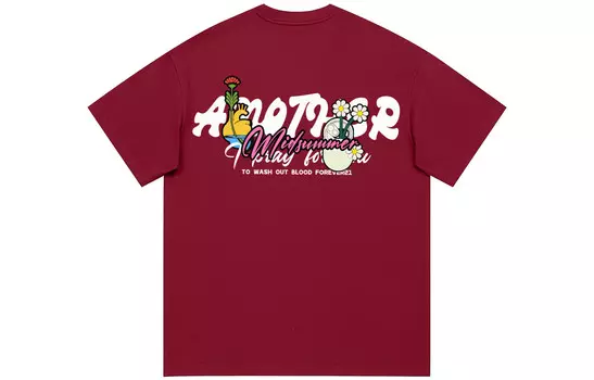 Футболка унисекс Forever 21, цвет Burgundy