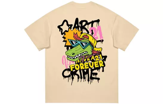 Футболка унисекс Forever 21, цвет Creamy Apricot