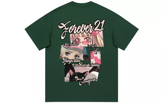 Футболка унисекс Forever 21, цвет Jasper