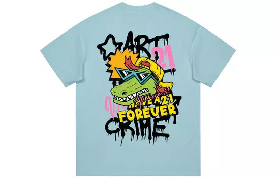 Футболка унисекс Forever 21, голубой