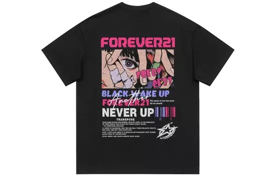 Футболка унисекс Forever 21, Темно-синий