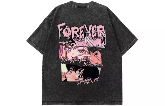 Футболка унисекс Forever 21, зеленый