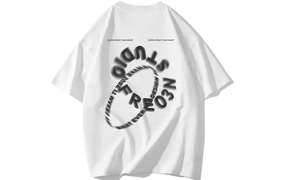 Футболка унисекс FREO3N, Comes with (White+Navy Blue)