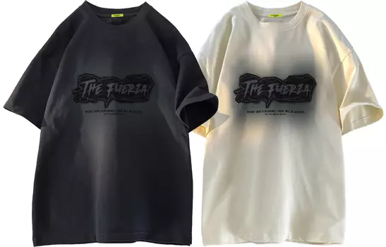 Футболка унисекс FUERZA, 2 Pack (Black+White)