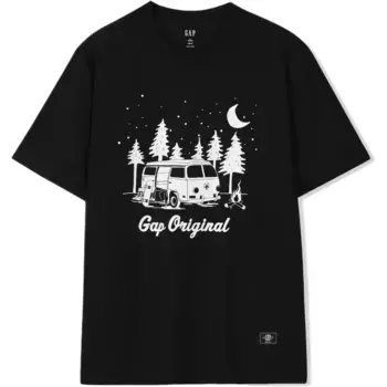 Футболка унисекс Gap, черный