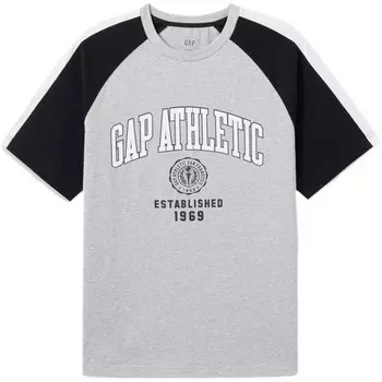 Футболка унисекс Gap, серый