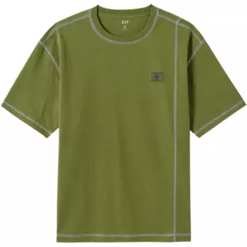 Футболка унисекс Gap, зеленый