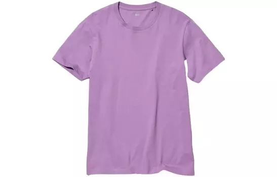 Футболка унисекс Geode Teal/Purple Ink/Total Orange/Jade Ice Uniqlo, оранжевый