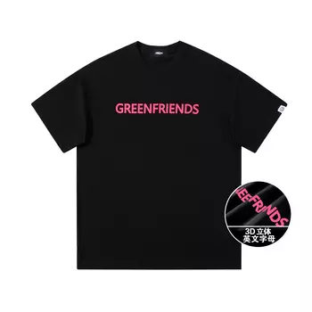 Футболка унисекс Gf, Черный/Розовый