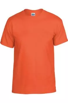 Футболка унисекс Gildan DryBlend для взрослых с коротким рукавом, оранжевый