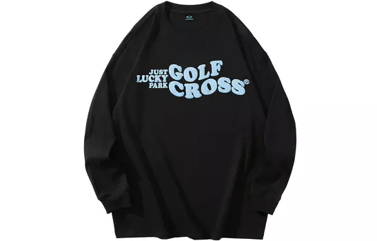 Футболка унисекс GOLFCROSS, черный