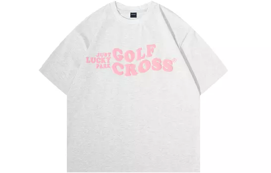 Футболка унисекс GOLFCROSS, Светло-серый