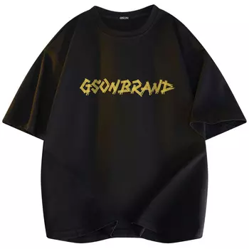 Футболка унисекс GSON, белый/синий