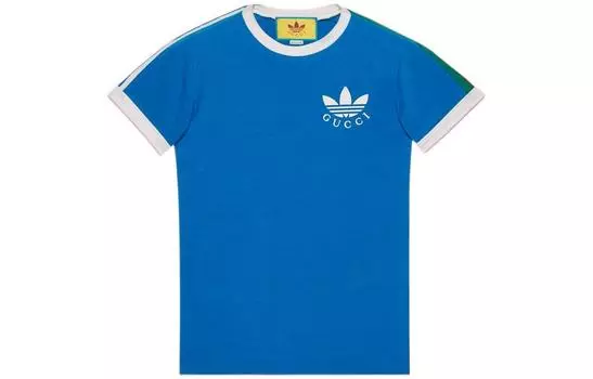 Футболка унисекс Gucci X Adidas, синий