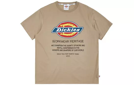 Футболка унисекс хаки Dickies, хаки