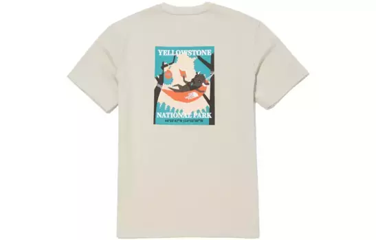 Футболка унисекс хаки The North Face, хаки