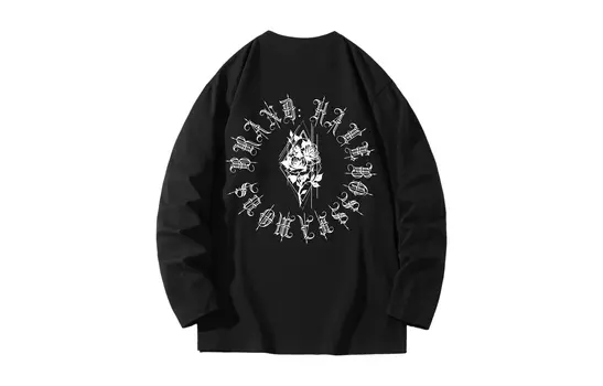 Футболка унисекс HALEBOSS, Черный (розовый)