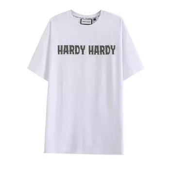 Футболка унисекс Hardy Hardy, белый