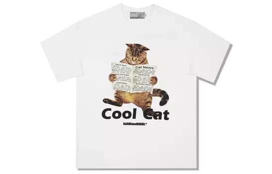 Футболка унисекс HARSH AND CRUEL, Белый