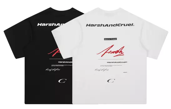 Футболка унисекс HARSH AND CRUEL, Черный