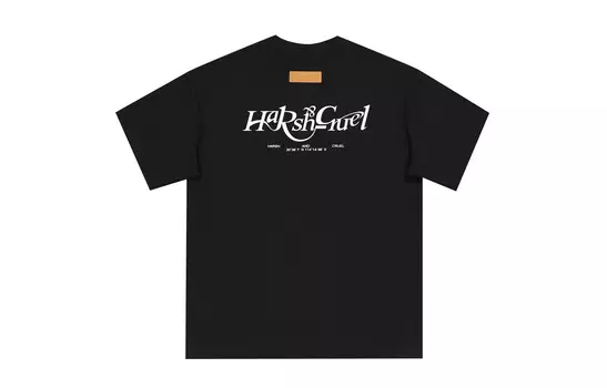 Футболка унисекс HARSH AND CRUEL, Черный