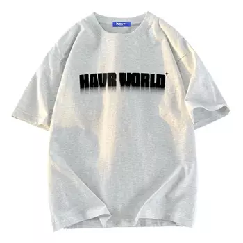 Футболка унисекс HAVR, White Heather Gray