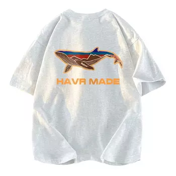 Футболка унисекс HAVR, White Heather Gray