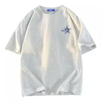 Футболка унисекс HAVR, White Heather Gray