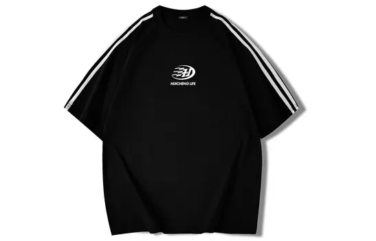 Футболка унисекс HCHUICHENG, Navy Blue Full Tie Rods