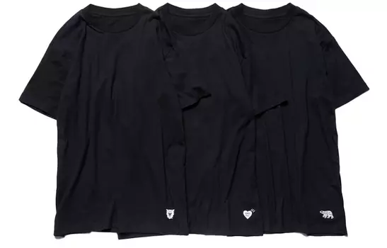 Футболка унисекс HUMAN MADE, [3 Pack]White