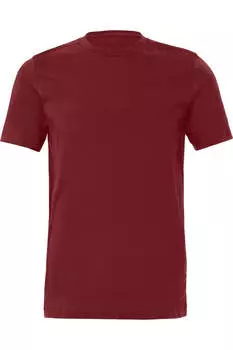 Футболка унисекс из джерси BELLA + CANVAS, цвет cardinal