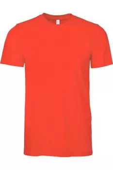 Футболка унисекс из джерси BELLA + CANVAS, цвет poppy