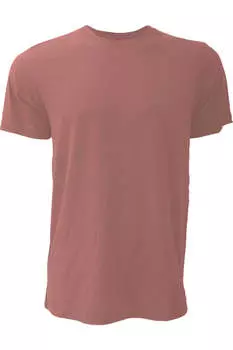 Футболка унисекс из джерси с круглым вырезом и коротким рукавом из парусины BELLA + CANVAS