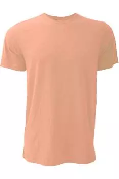 Футболка унисекс из джерси с круглым вырезом и коротким рукавом из парусины BELLA + CANVAS