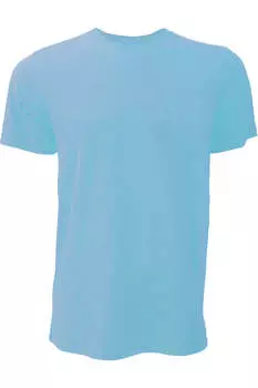 Футболка унисекс из джерси с круглым вырезом и коротким рукавом из парусины BELLA + CANVAS