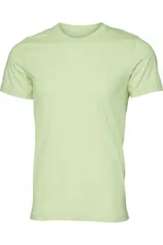 Футболка унисекс из джерси с круглым вырезом и коротким рукавом из парусины BELLA + CANVAS