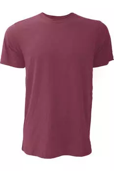 Футболка унисекс из джерси с круглым вырезом и коротким рукавом из парусины BELLA + CANVAS