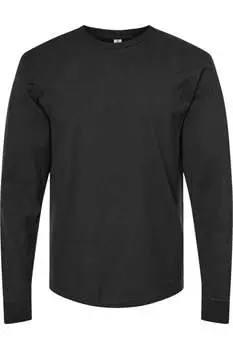 Футболка унисекс из джерси Tultex с длинным рукавом, черный