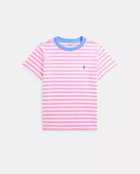 Футболка унисекс из хлопка с вышитой лошадью Polo Ralph Lauren, цвет Rosa