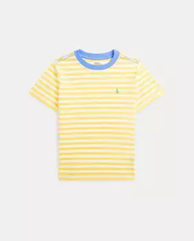 Футболка унисекс из хлопка с вышитой лошадью Polo Ralph Lauren, жёлтый