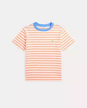 Футболка унисекс из хлопка с вышитой лошадкой Polo Ralph Lauren, оранжевый