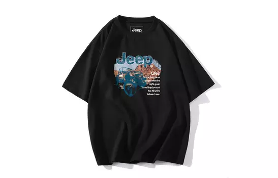 Футболка унисекс из коллекции Outdoor Casual Jeep, Medium Gray