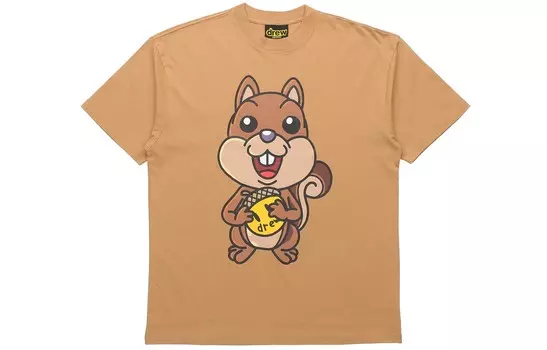 Футболка унисекс из коллекции Smiley Camel Drew House, коричневый