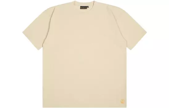 Футболка унисекс из коллекции Smiley цвета миндального торта Drew House, цвет Almond cake color