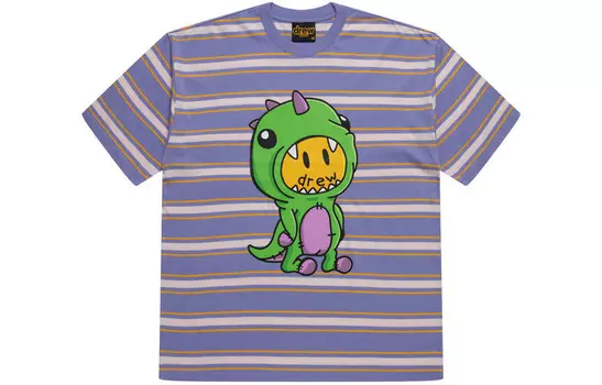 Футболка унисекс из коллекции Smiley лавандового цвета Drew House, цвет Lavender