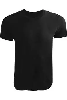 Футболка унисекс из поли-хлопка с коротким рукавом из холста BELLA + CANVAS, черный