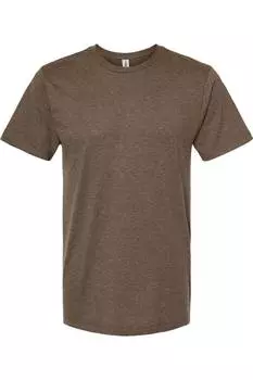 Футболка унисекс из смеси хлопка премиум-класса Tultex, цвет brown heather