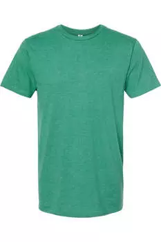 Футболка унисекс из смеси хлопка премиум-класса Tultex, цвет kelly heather