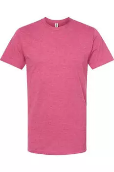 Футболка унисекс из смеси хлопка премиум-класса Tultex, цвет cactus flower heather