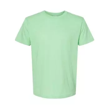 Футболка унисекс из тонкого джерси Tultex, цвет Heather Neo Mint
